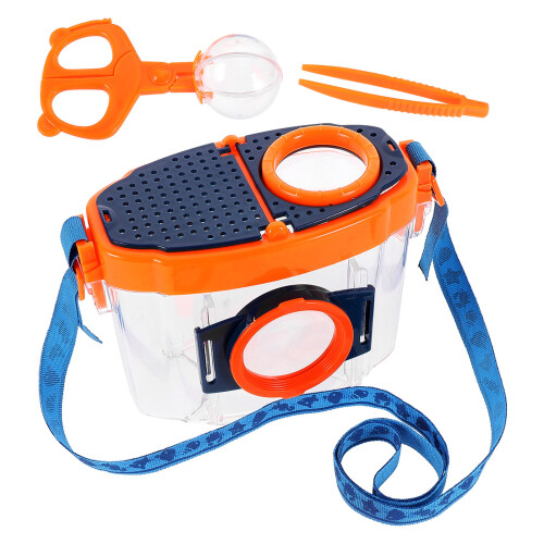 2Sets Kids Outdoor Explorer Kit Insect Magnifier Box Assorted Colors 2