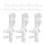 40Pcs White Blind Brackets Fitting Valance Clips & Invisible 8