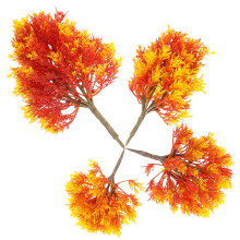 12Pcs Realistic Maple Tree Models for Landscape and Garden Display