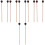 12Pcs Lightweight Marimba Drumsticks Maple Hammer for Percussion Use 4