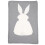 2Pcs Baby Blanket Infant Knitting Grey Rabbit Appearance 6