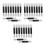 150Pcs Makeup Eyeshadow Brushes White Dual-Ended for Travel 9