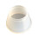 2Pcs White Silicone Shockproof Tennis Racket End Lid Protective Cover 1
