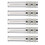 10Pcs Portable Silver Lipstick Bottles Easy Carry Rhinestone Design 2