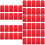50Pcs Red Office Document Envelopes Paper Bags for Small Items 7