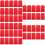 50Pcs Red Office Document Envelopes Paper Bags for Small Items 8