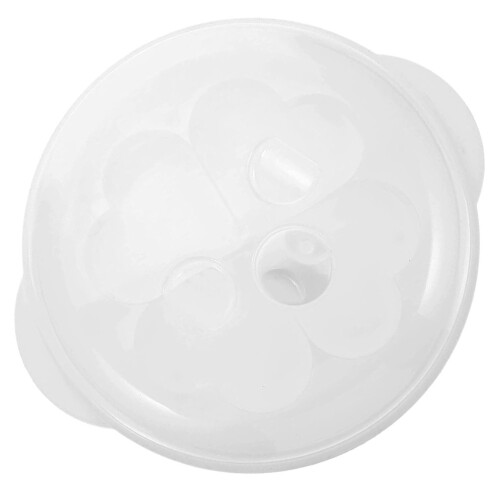 2Pcs Convenient White Egg Cooker Microwave Safe Household Egg Maker 1