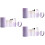 3Sets Portable Violet Makeup Brush Kit with Durable Handle for Women 5