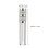 10Pcs Portable Silver Lipstick Bottles Easy Carry Rhinestone Design 9