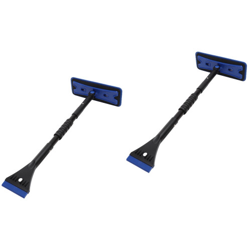 2Sets Car Snow and Ice Brush Blue Eva Sponge Protective Tool 2