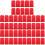 50Pcs Red Office Document Envelopes Paper Bags for Small Items 5