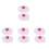 8Pcs Multipurpose Silicone Mug Lids Pink Leakproof Cup Covers 2