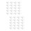 40Pcs Durable Plastic 3 Way Tent Connectors for Canopy Frame Support 8