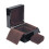 3Pcs Black Wood Watch Display Case Travel Storage Box 2