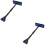2Sets Car Snow and Ice Brush Blue Eva Sponge Protective Tool 5