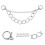 4Pcs Lightweight Silver Shoe Chains Punk Decoration for Sandals 5