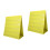 2Pcs Classroom Pocket Chart Yellow Portable Desktop Teaching Display 6