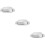 3Pcs Stainless Butter Dish Lidded Silver Cheese Serving Tray 7
