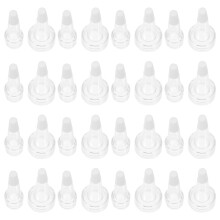 200Pcs Durable Vial Bottle Plastic Caps Portable Transparent Covers