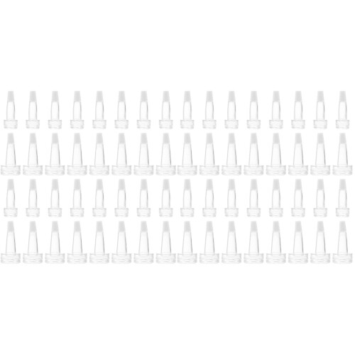 200Pcs Durable Vial Bottle Plastic Caps Portable Transparent Covers 2
