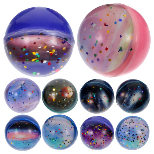 20Pcs Assorted Color Bouncy Balls Bulk High Elastic Plastic Play Balls 1