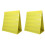 2Pcs Classroom Pocket Chart Yellow Portable Desktop Teaching Display 4