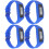 4Pcs Stylish Blue Electronic Pedometer Watch Calorie Step Counter 5
