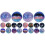 20Pcs Assorted Color Bouncy Balls Bulk High Elastic Plastic Play Balls 4