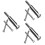 3Sets Silver Alloy Wire Twisting Tool Wire Stripper for Repair Use 6