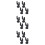 12Pcs Wall Mount Guitar Hangers Black Auto Grip with Screw Mount Base 8