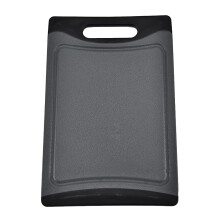 2Pcs Black PP Cutting Board Non-Slip Easy Clean Kitchen Chopping Board