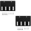 2Pcs Stable Black Hair Clipper Bracket Organizer for Barber Tools 5