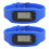 4Pcs Stylish Blue Electronic Pedometer Watch Calorie Step Counter 10