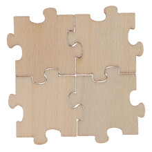 300 Pcs Diy Wooden Slices Jigsaw Puzzle Educational Toy For Kids