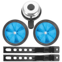 2Sets Children Bike Auxiliary Wheels Metal Rubber Stable Train Wheels