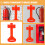 2Pcs Red Fire Extinguisher Wall Bracket Plastic Quick Access Holder 11