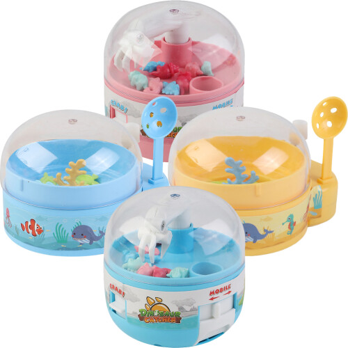 12Pcs Tiny Claw Machine Toys for Children Durable ABS Assorted Colors