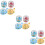 12Pcs Tiny Claw Machine Toys for Children Durable ABS Assorted Colors 9