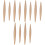 12Pcs Khaki Wooden Dough Roller Kitchen Tool for Baking 3