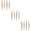 12Pcs Khaki Wooden Dough Roller Kitchen Tool for Baking 9