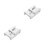 2Pcs Lightweight Metal Sword Belt Clip Silver Cosplay Hardware 5