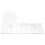 2Pcs T-Shirt Alignment Tools White Acrylic Ruler for DIY Shirt Making 1