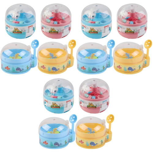 12Pcs Tiny Claw Machine Toys for Children Durable ABS Assorted Colors 2