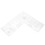 2Pcs T-Shirt Alignment Tools White Acrylic Ruler for DIY Shirt Making 2