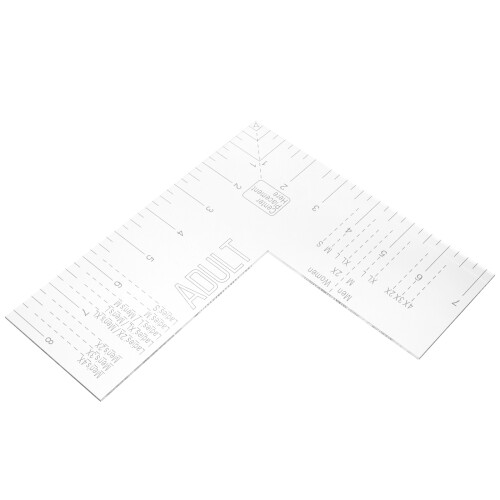 2Pcs T-Shirt Alignment Tools White Acrylic Ruler for DIY Shirt Making 1