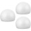 3Pcs Reusable White Foam Cake Models for Display and DIY Decoration 8