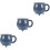3Pcs Ceramic Cauldron Coffee Mugs Grey Halloween Gift Cups 6