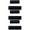 6Pcs Black Wood Grain Tool Rubber DIY Wall Decoration 8