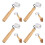 4Pcs Durable Wallpaper Seam Roller Tool Wood Pom for Wall Decor 2