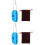 2Pcs Blue Ice Skate Conditioner Handy Skate Sharpener with Key Chain 5